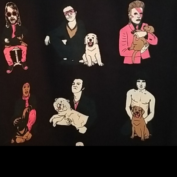 Dog Limited Rockers with Puppies Hoodie Size Medium EUC - Picture 3 of 13